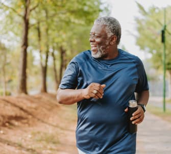 Man jogging